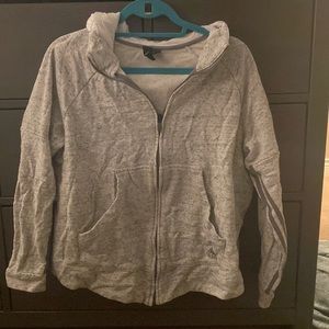 Adidas XL gray zip up hoodie